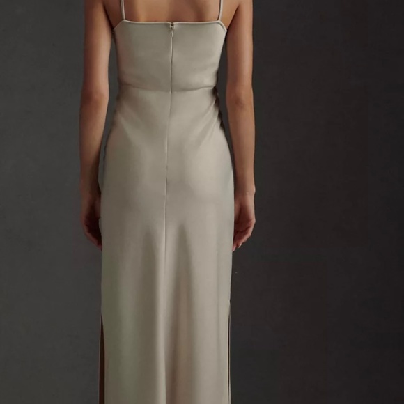 Cali Satin Charmeuse Midi Dress - Picture 2 of 9